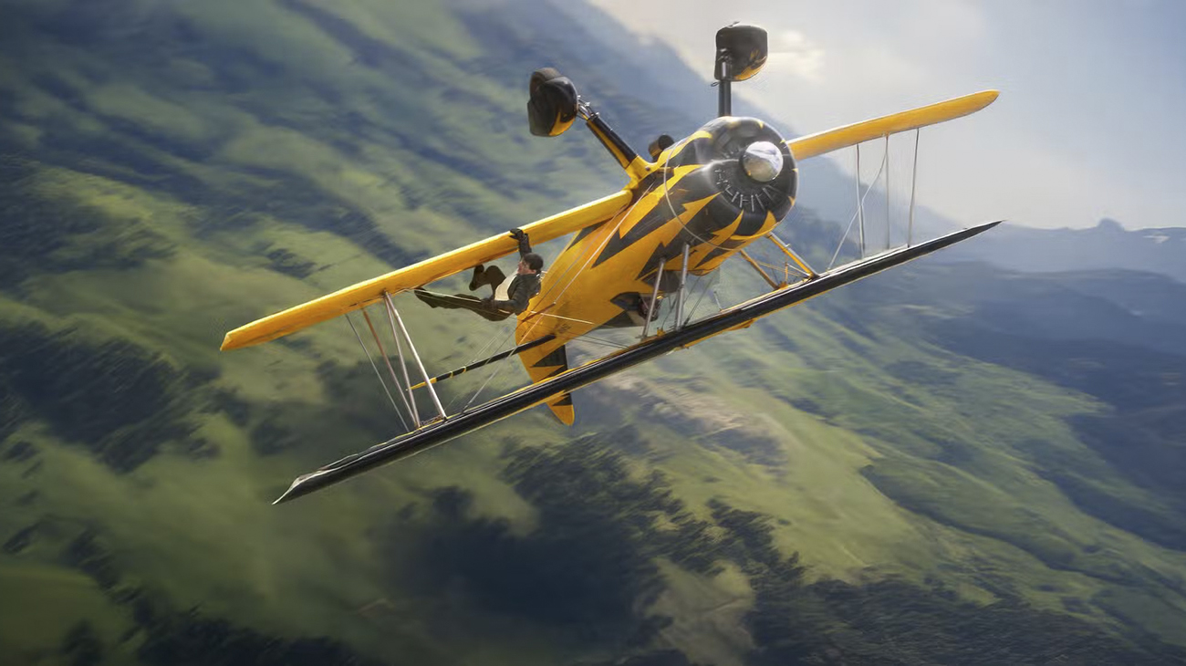 Schwindelerregende Flug-Action mit Ethan Hunt