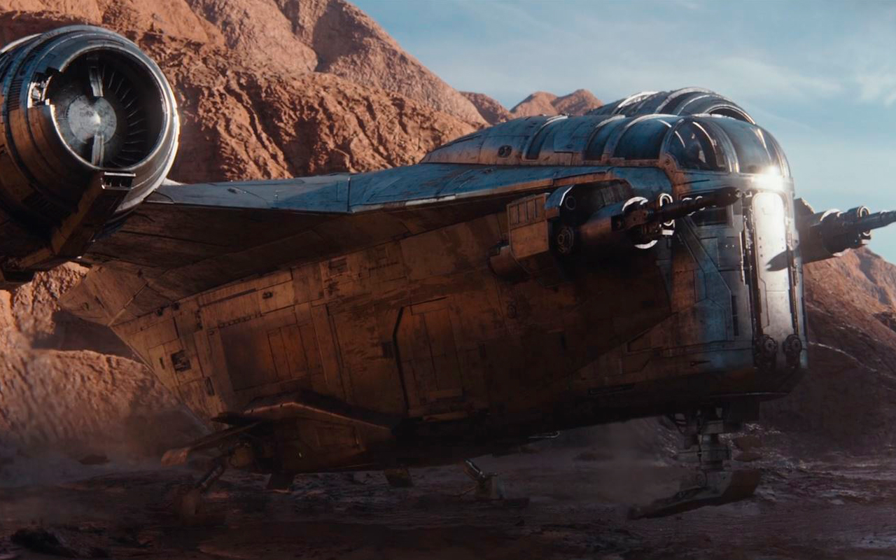 Der Raumj&auml;ger des Mandalorianers.