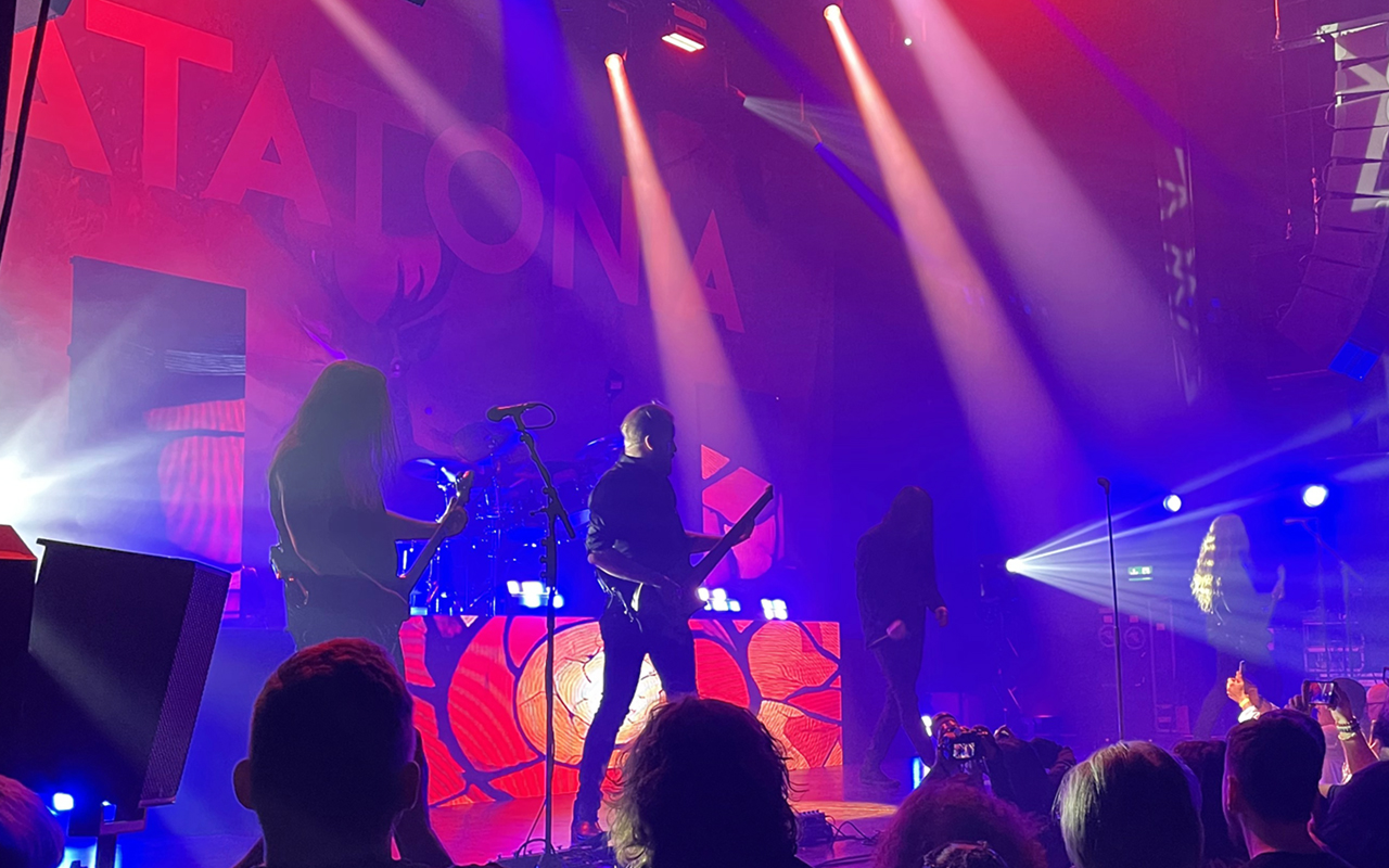 Katatonia spielen nicht in Bestform aber unterhalten trotzdem gut