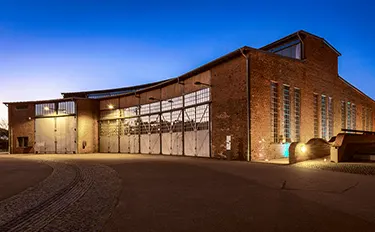 Der Lokschuppen in Dillingen