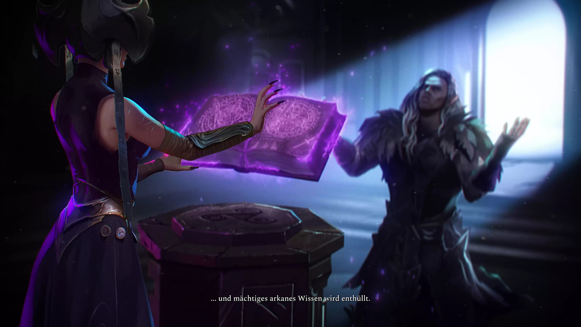 De puissantes connaissances arcaniques sont r&eacute;v&eacute;l&eacute;es &agrave; travers les Tomes.