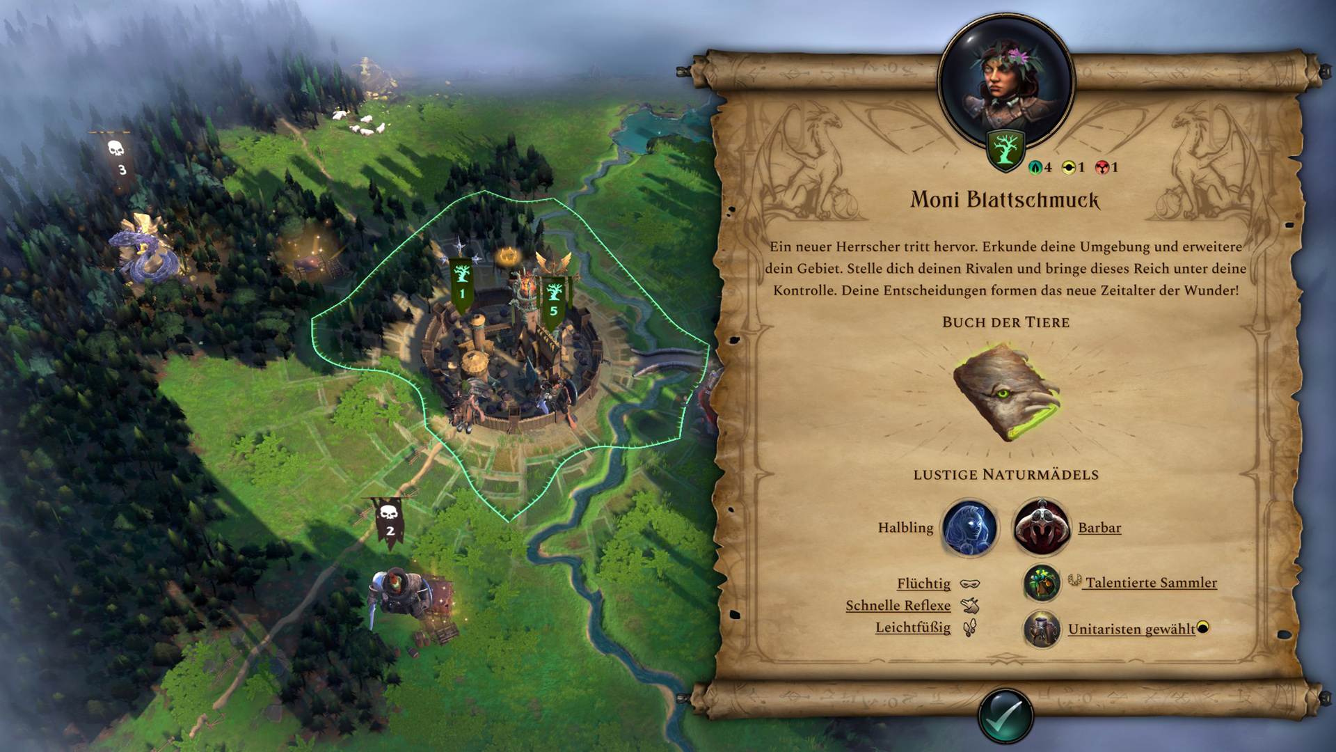 Age of Wonders 4 Lancement avec Moni et les joyeuses filles de la nature.