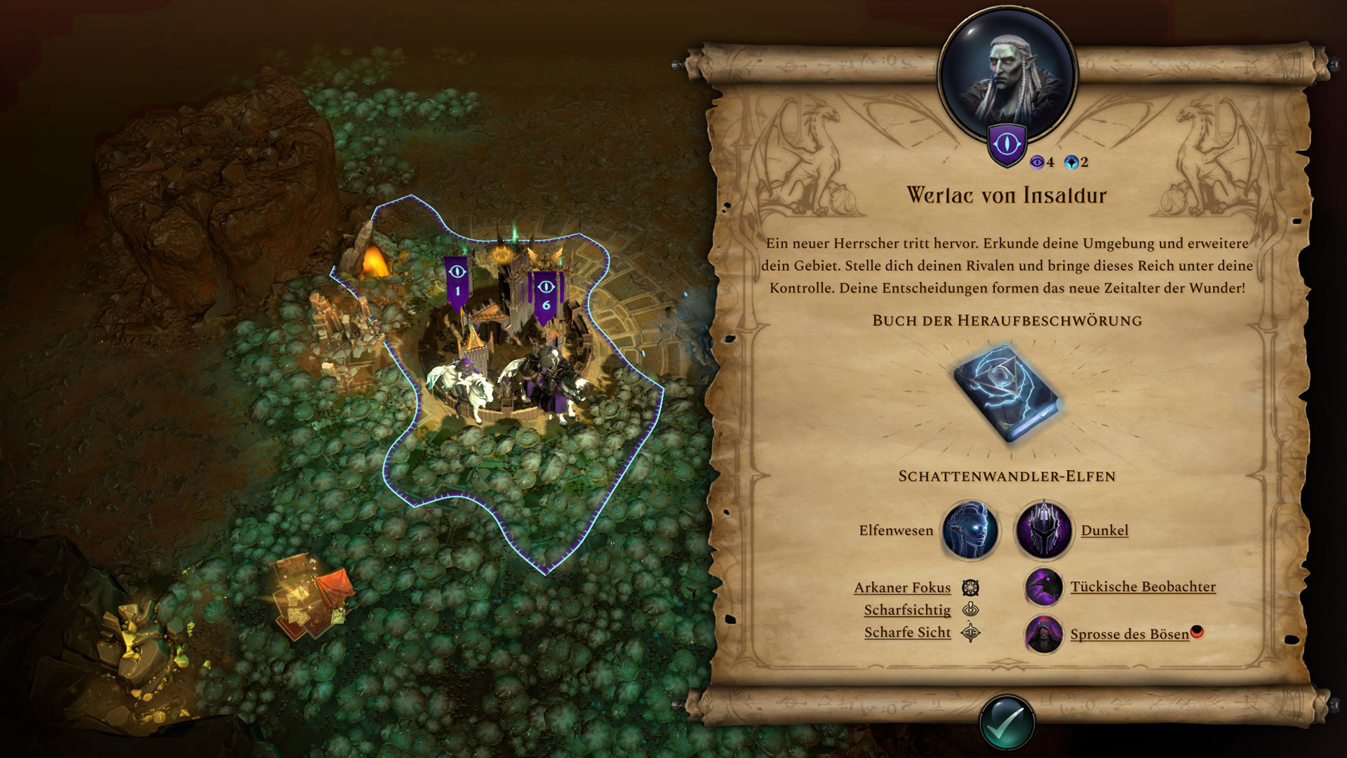 L'elfe noir Werlac d'Insaldur commence dans les souterrains