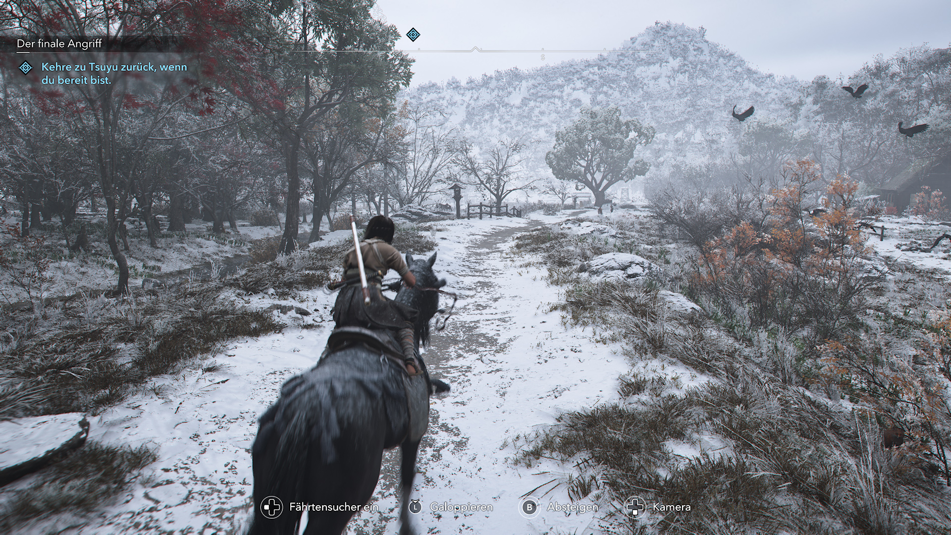 Im Winter verschneien manchmal die Wege