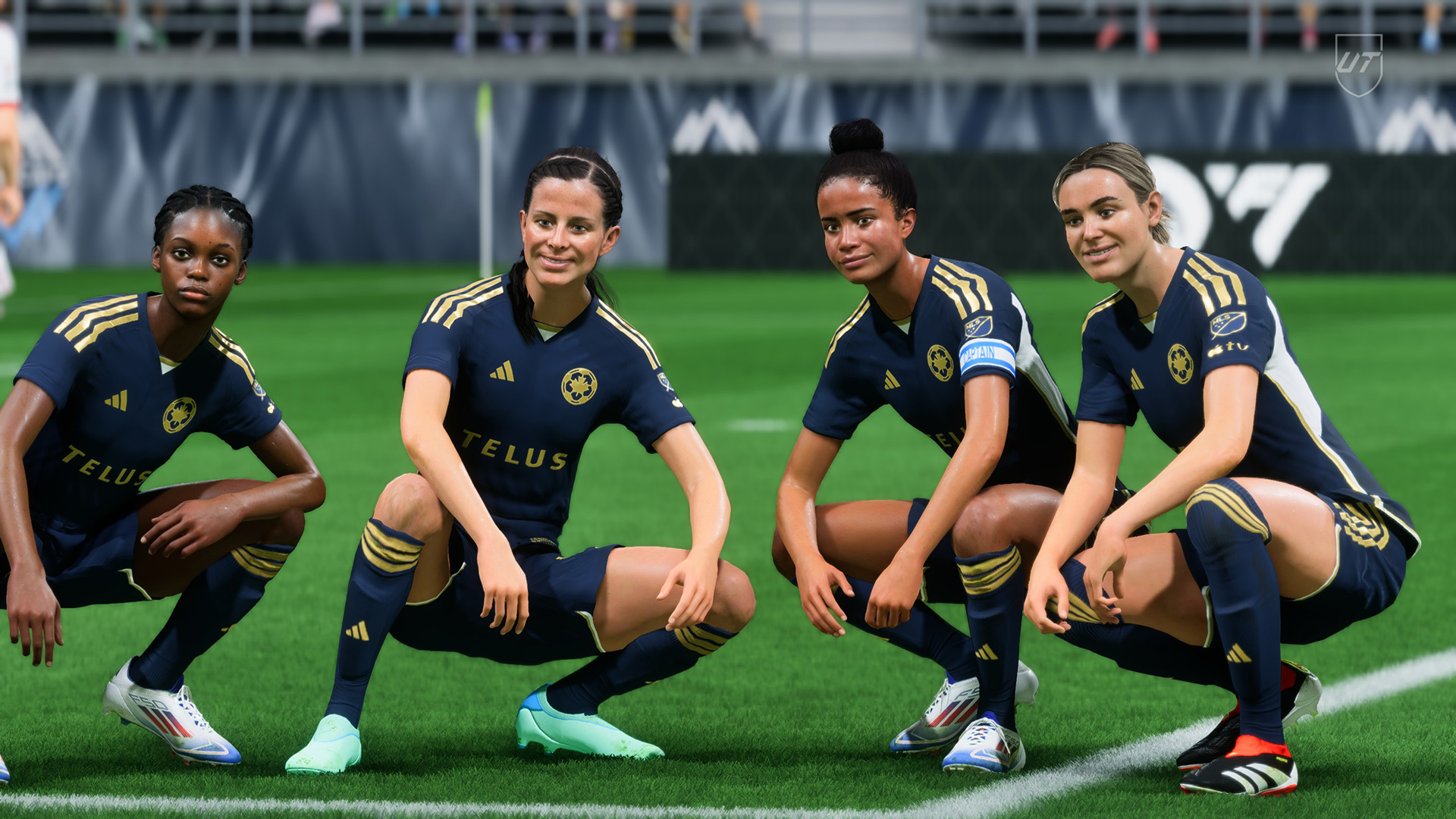 Ikone Lotta Schelin mit Linda Caicedo, Mary Fowler und Jill Roord