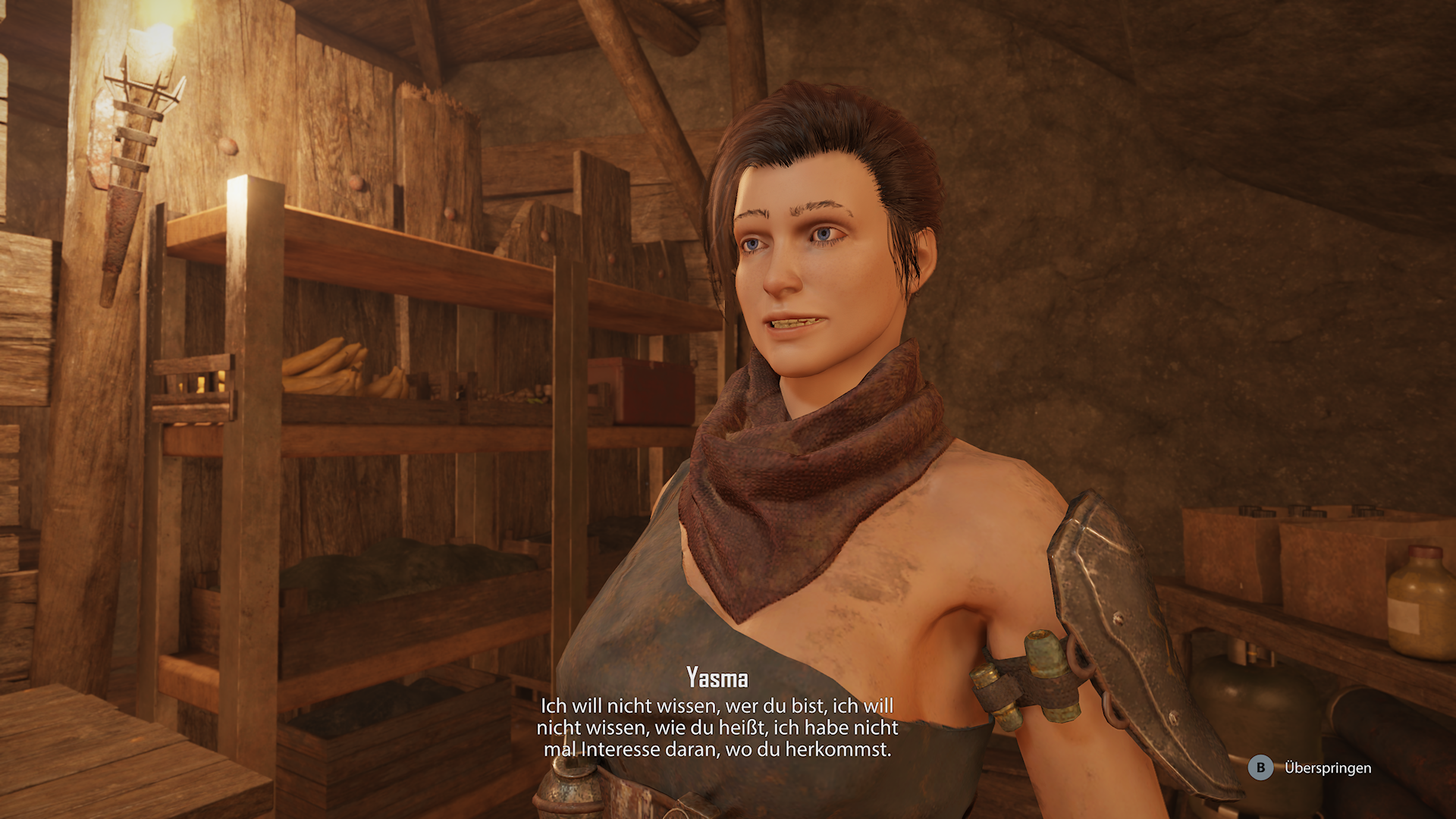 Yasma hält sich als Chefin der Diebesgilde versteckt.