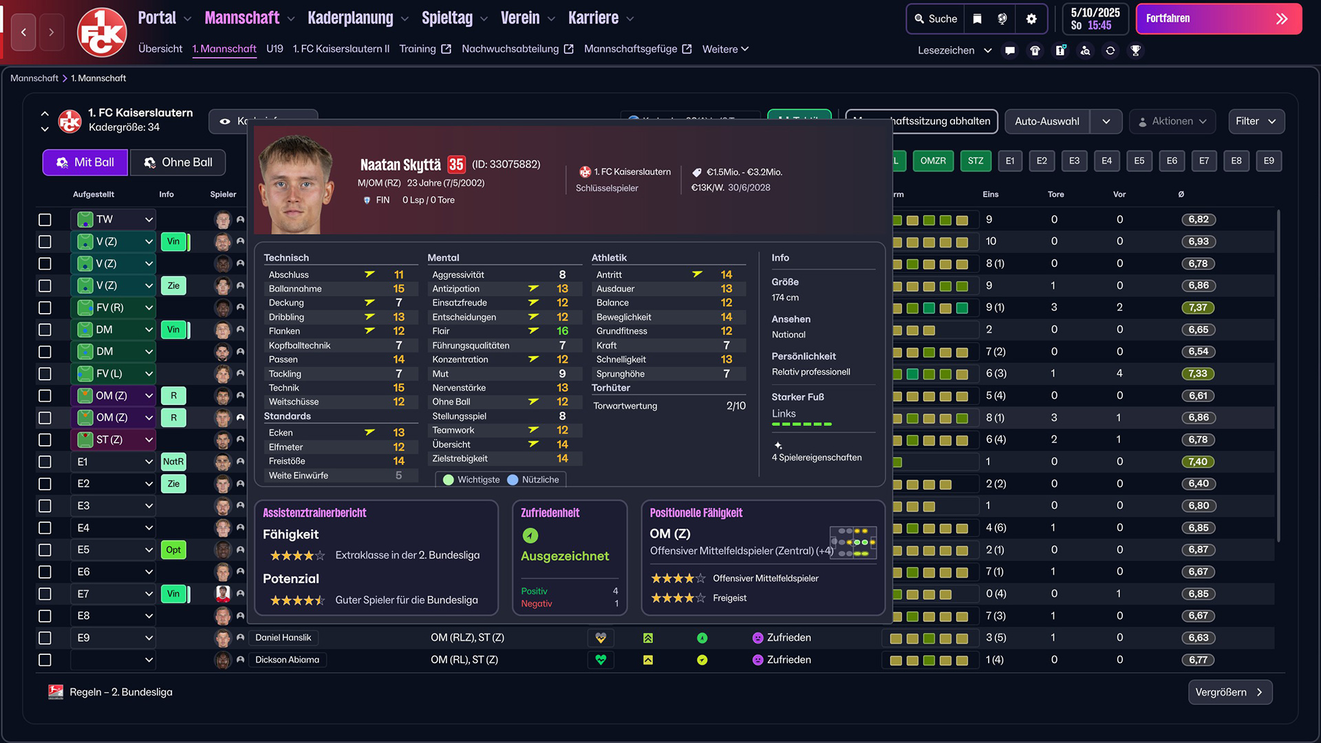 Der Pf&auml;lzer Messi Naatan Skytt&auml;